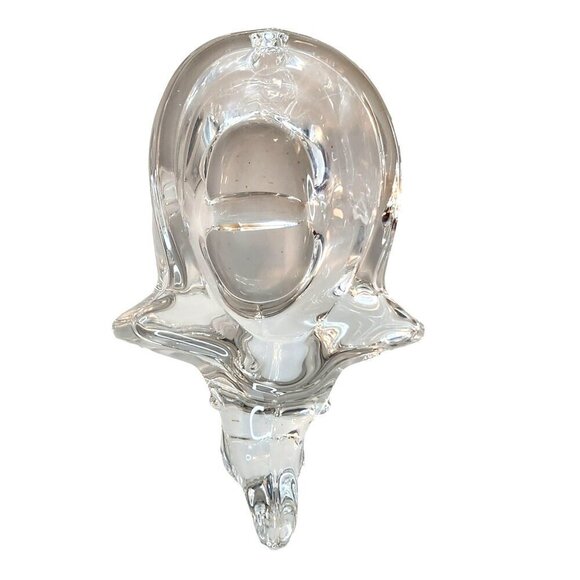 Crystal Clear Glass Elephant Candy Trinket Dish Bowl 6.25" Collectible  Figurine - Picture 3 of 14